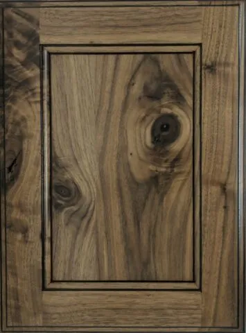 Layton Utah Rustic Walnut Cabinet Doors