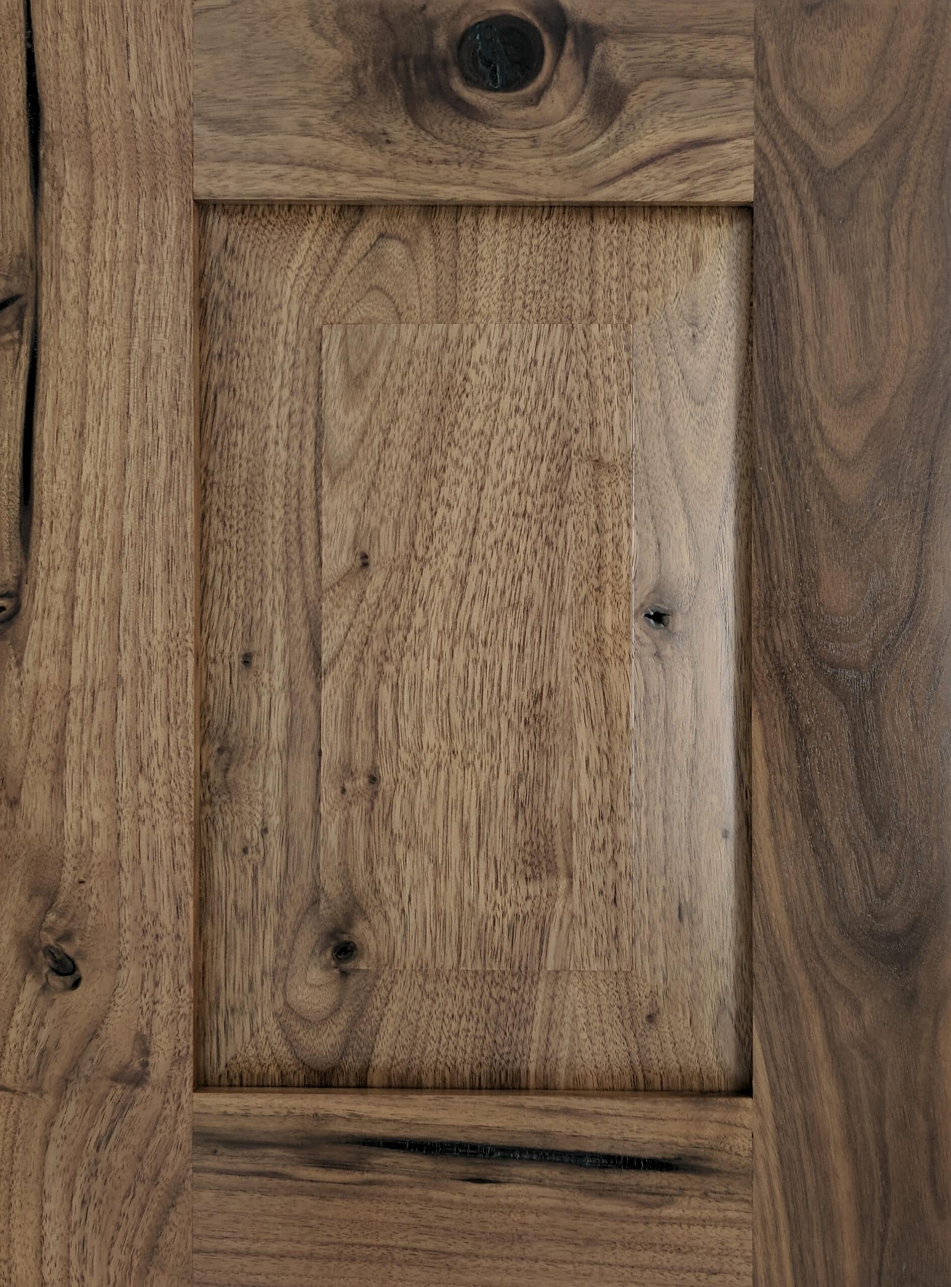 Layton Utah Rustic Walnut Natural Cabinet Doors