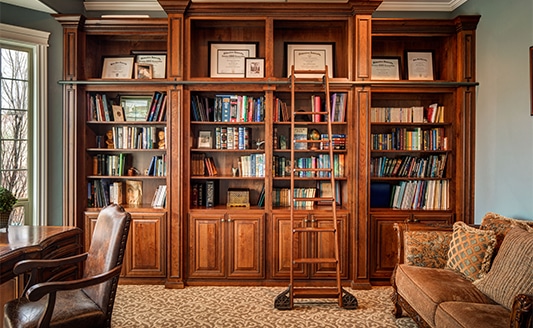Layton Utah Custom Bookshelves