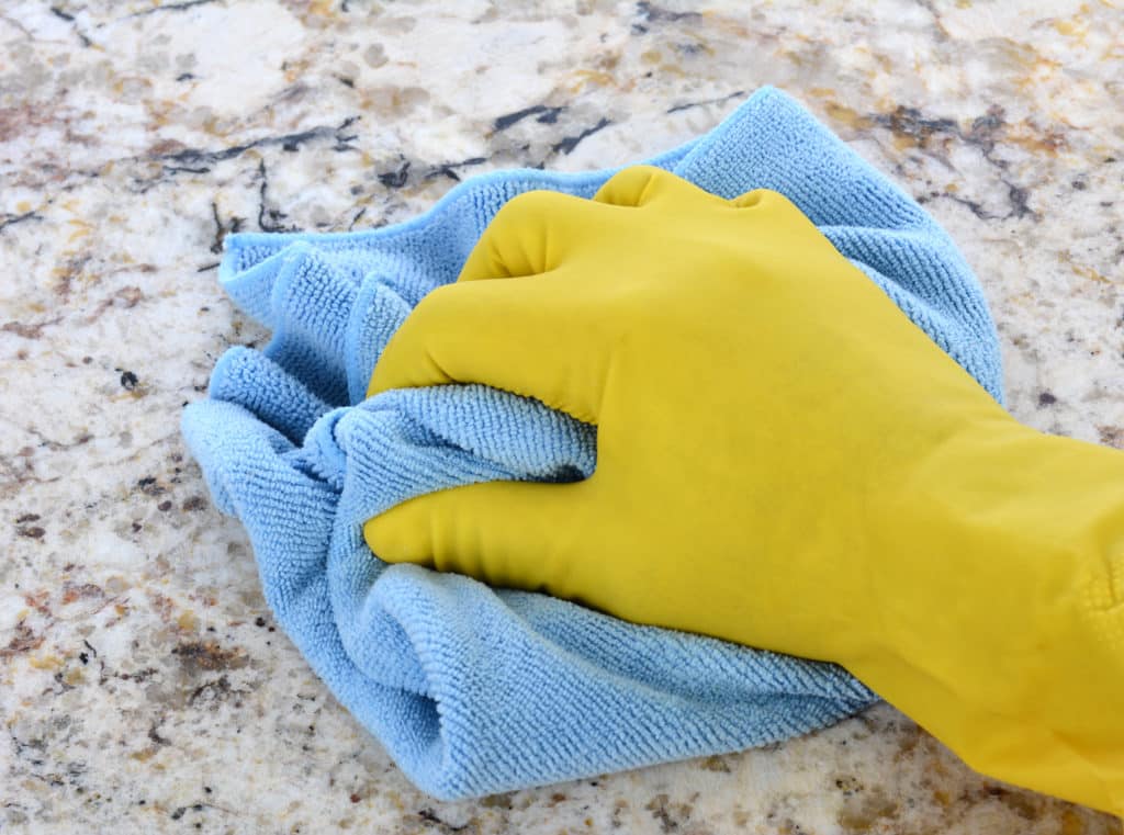 cleaning your granite countertops