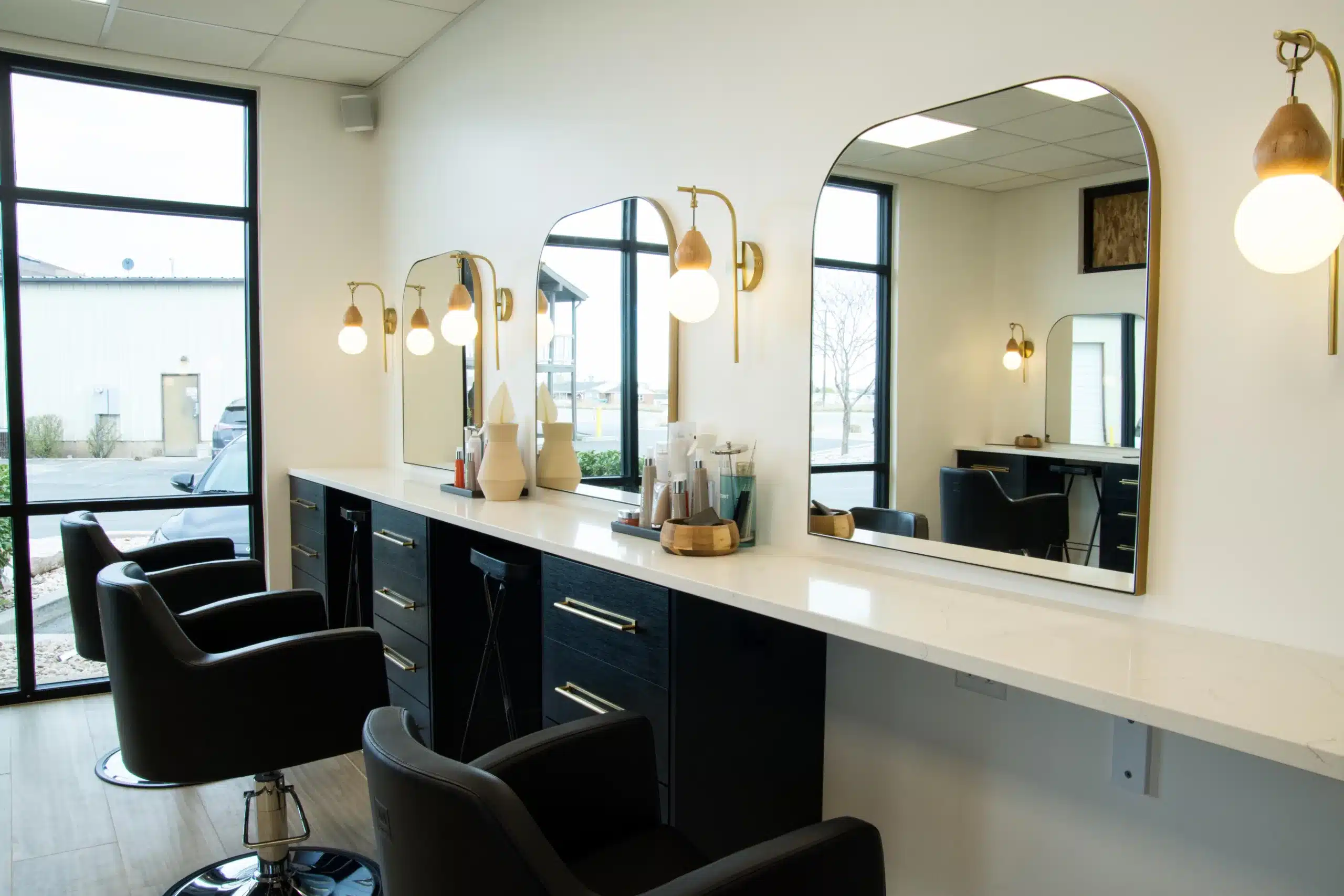 Commercial Cabinets Layton Utah Hair Salon Commercial Project