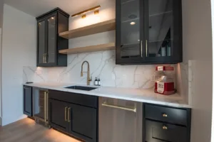 Noise-reducing cabinets